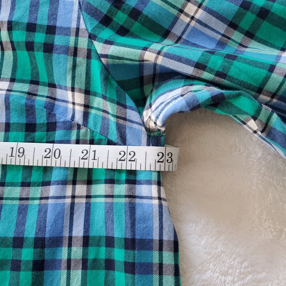 Talbots Classic Cotton Shirt - Singing Plaid XL - Picture 5 of 11